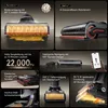 Collage of product features and benefits for a cordless vacuum cleaner. Produktbild-Vorschau
