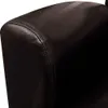 vidaXL Křeslo tmavě hnědá Imitace kůže Náhled obrázku produktu 6