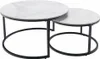Kondela Couchtisch (2 Stk.) Lastro New - weißer Marmor / Produktbild-Vorschau 4