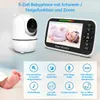 Babyphone mit Kamera und Halterung, 2.4GHz FHSS, 6000mAh, Produktbild-Vorschau 3