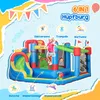 Outsunny Hüpfburg, Aufblasbare Hüpfburg, Wasserpark mit Produktbild-Vorschau 4