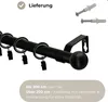 LOFT 280 cm 1-läufige Gardinenstange Schwarz 19 mm aus Produktbild-Vorschau 9