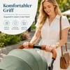 2er-Set Kinderwagen Griffbezug, Kunstleder, braun, 26x22cm, Produktbild-Vorschau 3