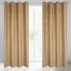 Vorhang SARA dunkebeige gold 140x250 cm  Ösen Ösenvorhang Produktbild-Vorschau 1