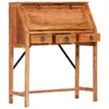 vidaXL Scrivania 90×40×107 cm in legno massiccio di acacia Anteprima dell’immagine prodotto 3
