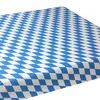 50m x 0,75m JUNOPAX® Papiertischdecke Raute weiß-blau Produktbild-Vorschau 2