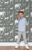 ESTAhome tapety džungle zvířata šedozelená 53 cm x 10,05 m Náhled obrázku produktu 8