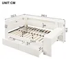 Tweepersoonsbed 140x200 cm met bureau en 2 laden, Productafbeelding-voorbeeld 6