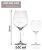 Grande bicchiere da vino a bottiglia intera da 860 ml con Anteprima dell’immagine prodotto 17