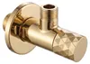 Rea Hoekstopkraan Diamond 03 1/2" X 3/8" Gold Productafbeelding-voorbeeld 1