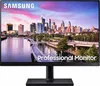 A Samsung professional monitor displaying a city skyline at sunset. Produktbild-Vorschau