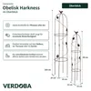 Obelisk Rankhilfe Metall - 2er-Set Rank- und Kletterhilfe Produktbild-Vorschau 5