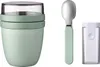 Lunchpot Mepal ELLIPSE + skládací lžíce – Nordic Sage Náhled obrázku produktu 5
