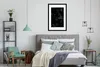 MuchoWow® MuchoWow® Gerahmtes Poster Panther - Blumen - Produktbild-Vorschau 3