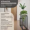 TTL HOME Blumenständer SCALA 3 Ebenen Metall schwarz 68cm Produktbild-Vorschau 6