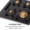 Klarstein Plynový varič, plynová varná doska, 4 horáky, Náhľad obrázku produktu 3