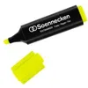 A black highlighter pen with its yellow cap is shown against a white background. Anteprima dell’immagine prodotto