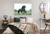 MuchoWow® Poster Pferd - Schwarz - Natur 120x90 cm - Produktbild-Vorschau 5