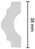 Decosa Flachprofil I40 (Sandra), 38 mm, Länge: 2 m - 120 Produktbild-Vorschau 3