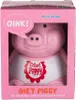 A pink piggy bank in its packaging. Podgląd zdjęcia produktu