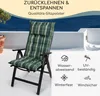 Homeoutfit24 Sylt Gartenstuhlauflagen Hochlehner, 1er Set,  Produktbild-Vorschau 2