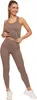 Damen Sport Leggings High State Blickdicht Gerippt Bequem Produktbild-Vorschau 3