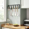 WOLTU Wandgarderobe, mit 5 drehbaren Garderobenhaken, aus Produktbild-Vorschau 2