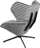 Angel Cerdá fauteuil pivotant en tissu noir et blanc 5142 Voir les images du produit 6