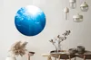 MuchoWow® Aluminium Wandkreis Sonnenstrahlen erreichen das Produktbild-Vorschau 2