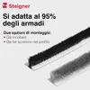 STEIGNER Guarnizione a spazzola autoadesiva per porte Anteprima dell’immagine prodotto 5