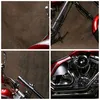 Wanduhr - Rund - Glasuhr - Motorrad Chrom Räder - 30x30cm - Produktbild-Vorschau 8