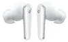 A pair of white wireless earbuds shown against a white background. Anteprima dell’immagine prodotto