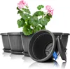 BigDean bloempotset met onderzetters, rond, ø28xH20 cm, Productafbeelding-voorbeeld 1