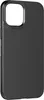 A black iPhone case shown from a side-angle. Produktbild-Vorschau