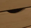 A close-up view of wooden drawer fronts with integrated handles. Voir les images du produit