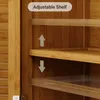 BEALIFE Badezimmerschrank 66x23x170 cm | In Holzoptik mit Produktbild-Vorschau 3