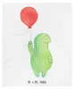 Mr. & Mrs. Panda Tagesdecke Schildkröte Luftballon - Weiß - Produktbild-Vorschau 1