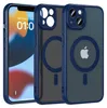 Three iPhone cases are displayed, with one showing the phone screen. Produktbild-Vorschau