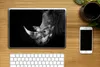 MuchoWow® Laptop Aufkleber Sticker Cover Rhinozeros - Tier Produktbild-Vorschau 2