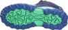 The sole of a blue and green shoe. Produktbild-Vorschau