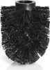 A close-up studio shot of a black toilet brush head. Anteprima dell’immagine prodotto