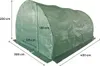 Serre tunelle de jardin 4 x 3 m "Lys" - 12 m² - 140g - Vert Voir les images du produit 4