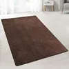 Shaggy Hochflor Teppich Braun 133 x 190 cm Produktbild-Vorschau 7