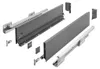GTV AXIS PRO Schubladensystem 500 mm Anthrazit - mittelhoch Produktbild-Vorschau 1