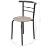 vidaXL Frühstückstisch Bar-Set MDF Produktbild-Vorschau 7