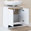 Waschbeckenunterschrank Vicco Emma Weiß/Sonoma 58 x 60 cm, Produktbild-Vorschau 5