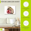 ARTland Leinwandbild Glücklicher Igel Größe: 60x45 cm Produktbild-Vorschau 2