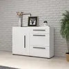 OXM Kommoden Tulsa Weiß glänzend 120 x 86 x 39 cm Produktbild-Vorschau 5