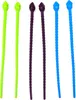 6 pezzi fascette in silicone fascette per cavi in silicone Anteprima dell’immagine prodotto 1