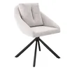 A single beige armchair with a black metal base, shown from a three-quarter angle against a white background. Produktbild-Vorschau